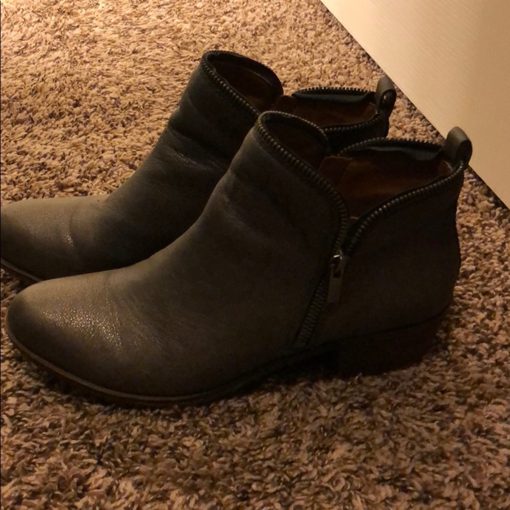 Pewter lucky booties